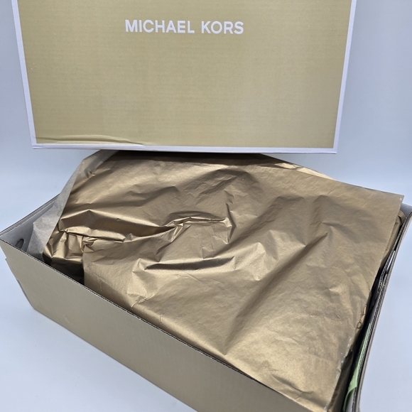 Michael Kors Sparkling Gold Strappy Sandals - Picture 6 of 6